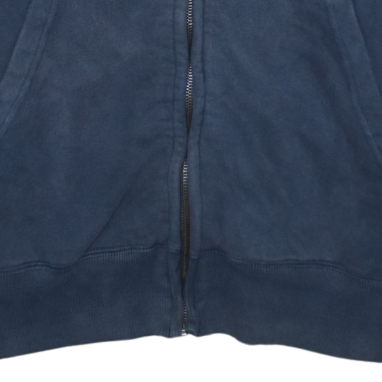 Barbour Men's Blue Full Zip Hoodie Size S Cotton Blend