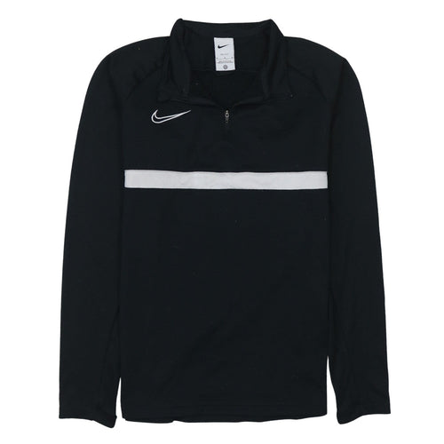 Nike Men's Black Dri-FIT 1/4 Zip Pullover Sweatshirt M
