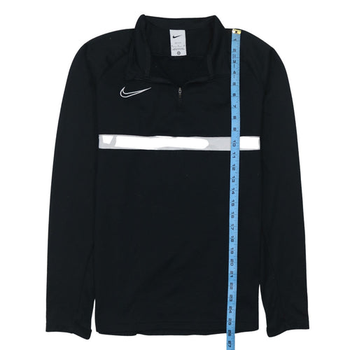 Nike Men's Black Dri-FIT 1/4 Zip Pullover Sweatshirt M