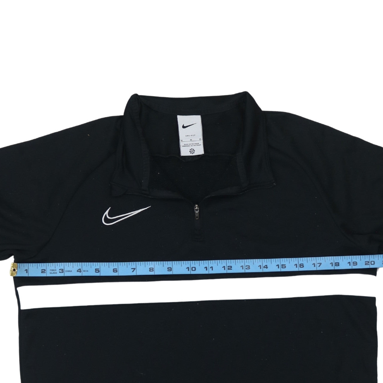 Nike Men's Black Dri-FIT 1/4 Zip Pullover Sweatshirt M