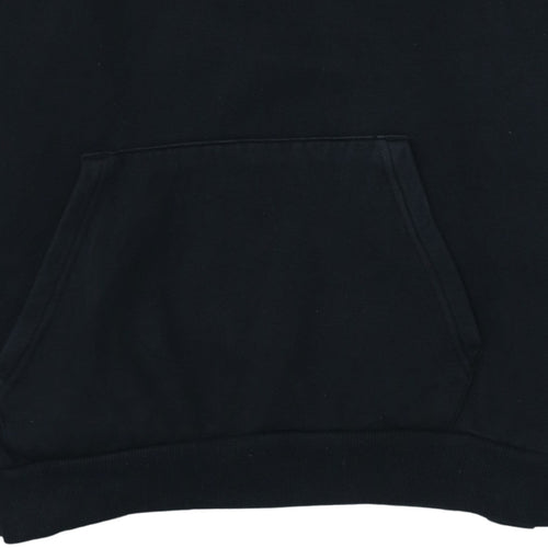 Puma Men's Black Pullover Hoodie Size L Graphic Logo Sweatshirt
