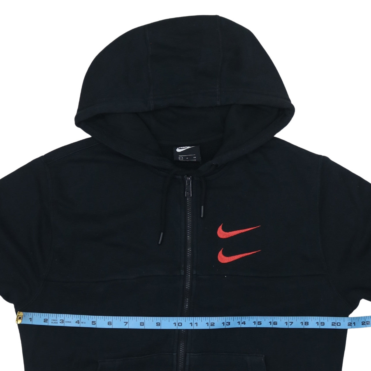 Nike Men's Black Full Zip Hoodie Small Sportswear Fleece