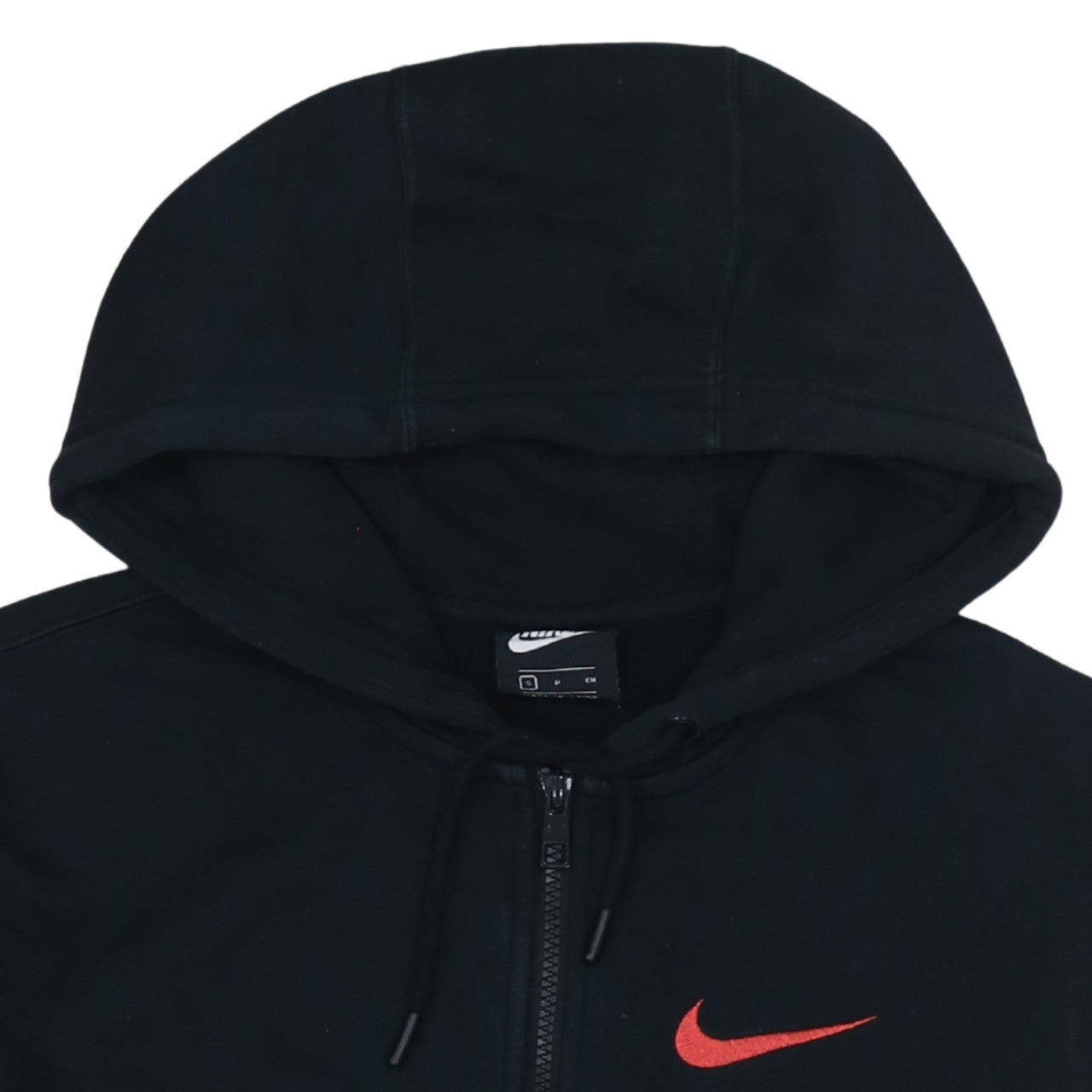 Nike Men's Black Full Zip Hoodie Small Sportswear Fleece