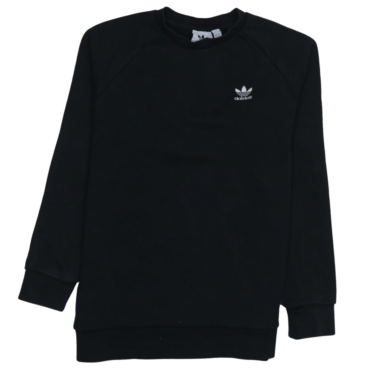 Adidas Men's Black Crew Neck Fleece Sweatshirt Size S