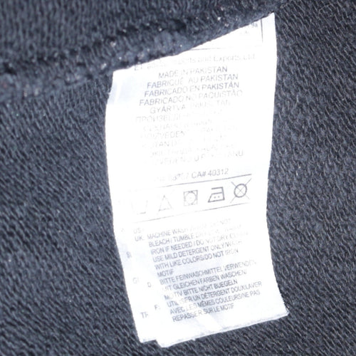 Adidas Men's Black Crew Neck Fleece Sweatshirt Size S