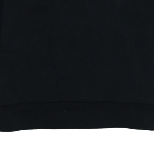 Adidas Men's Black Crew Neck Fleece Sweatshirt Size S