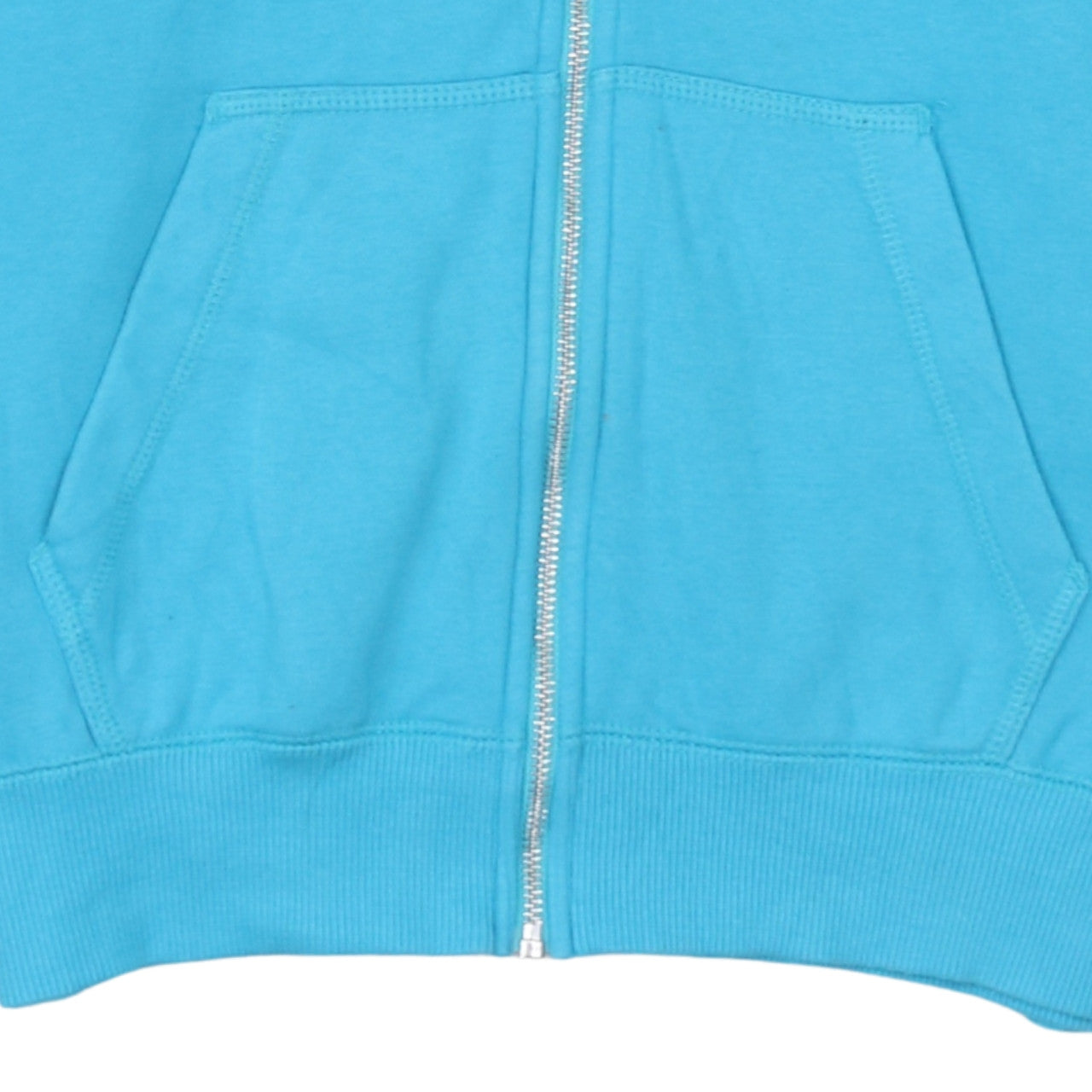 Nike Men Blue Full Zip Hoodie Size M Fleece Cotton Blend