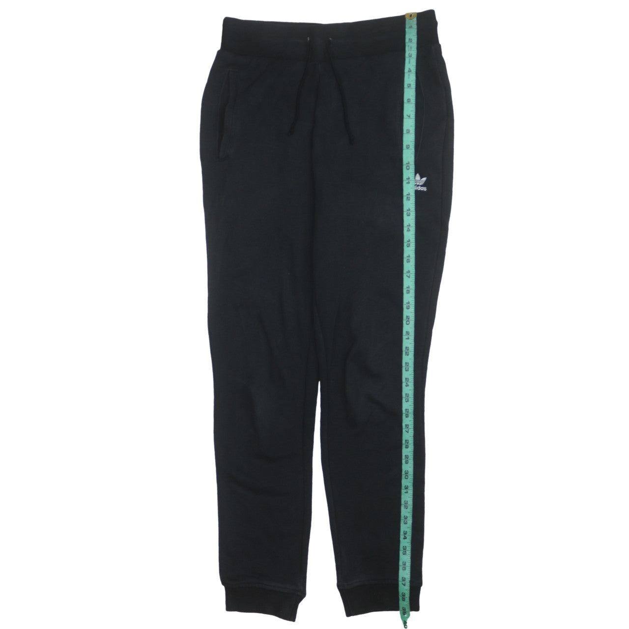 Adidas Women Black Jogger Sweatpants Size S Adjustable Waist