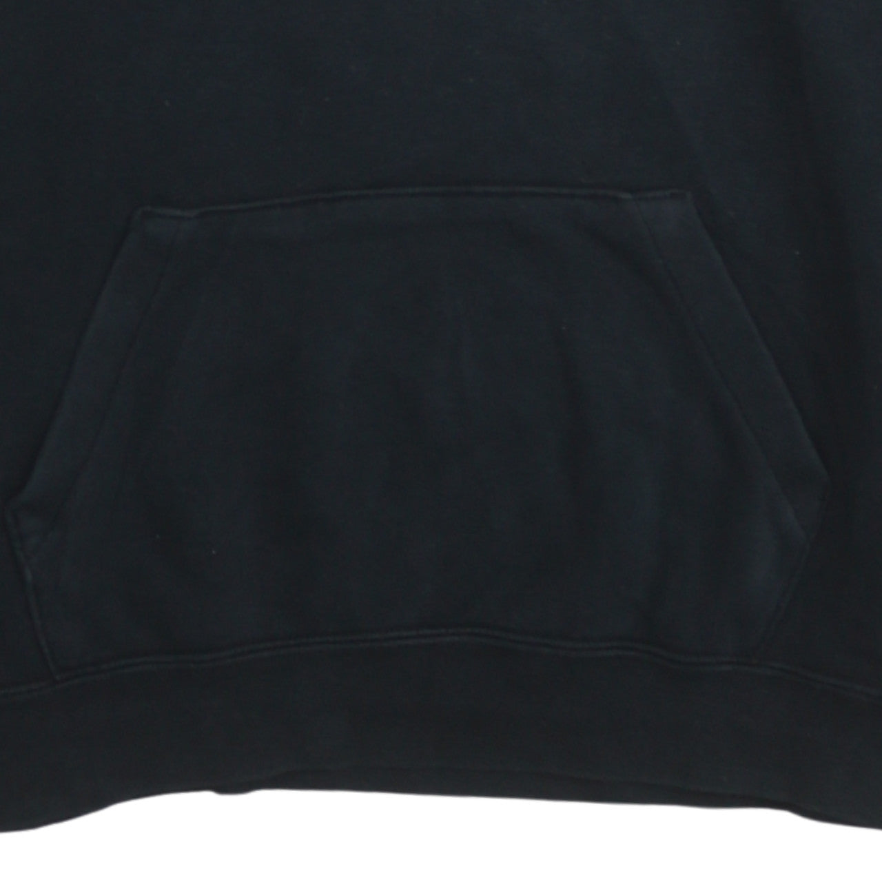 Nike Women Black Medium Pullover Hoodie Cotton Blend Casual Sweatshirt