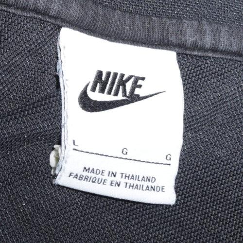 Nike Men's Black Full Zip Hoodie L Regular Fit Fleece Sweatshirt