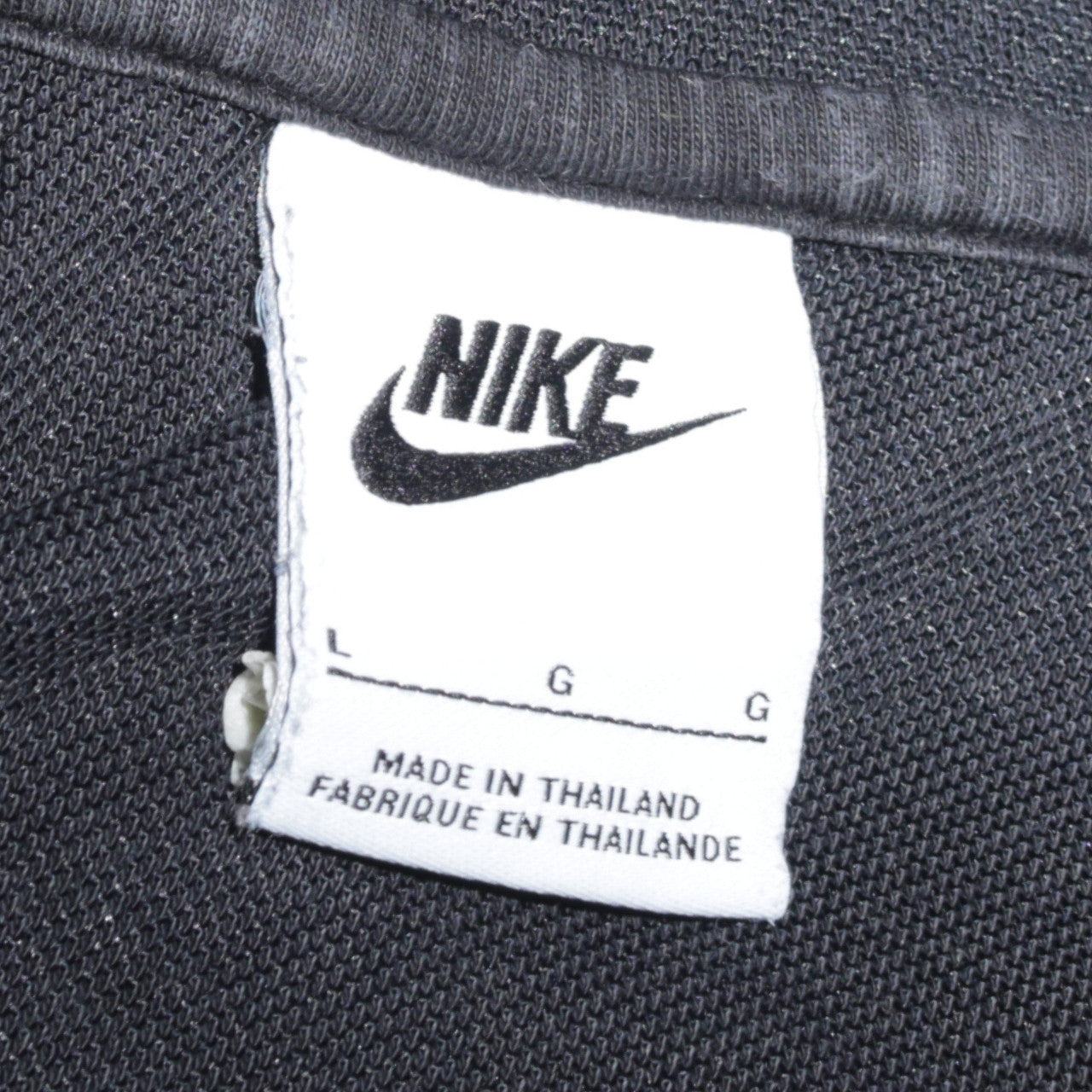 Nike Men's Black Full Zip Hoodie L Regular Fit Fleece Sweatshirt