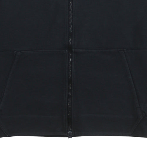 Nike Men's Black Full Zip Hoodie L Regular Fit Fleece Sweatshirt