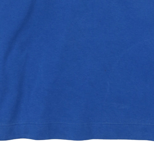Nike Men's Blue Pullover Hoodie S Regular Fit Graphic Sportswear