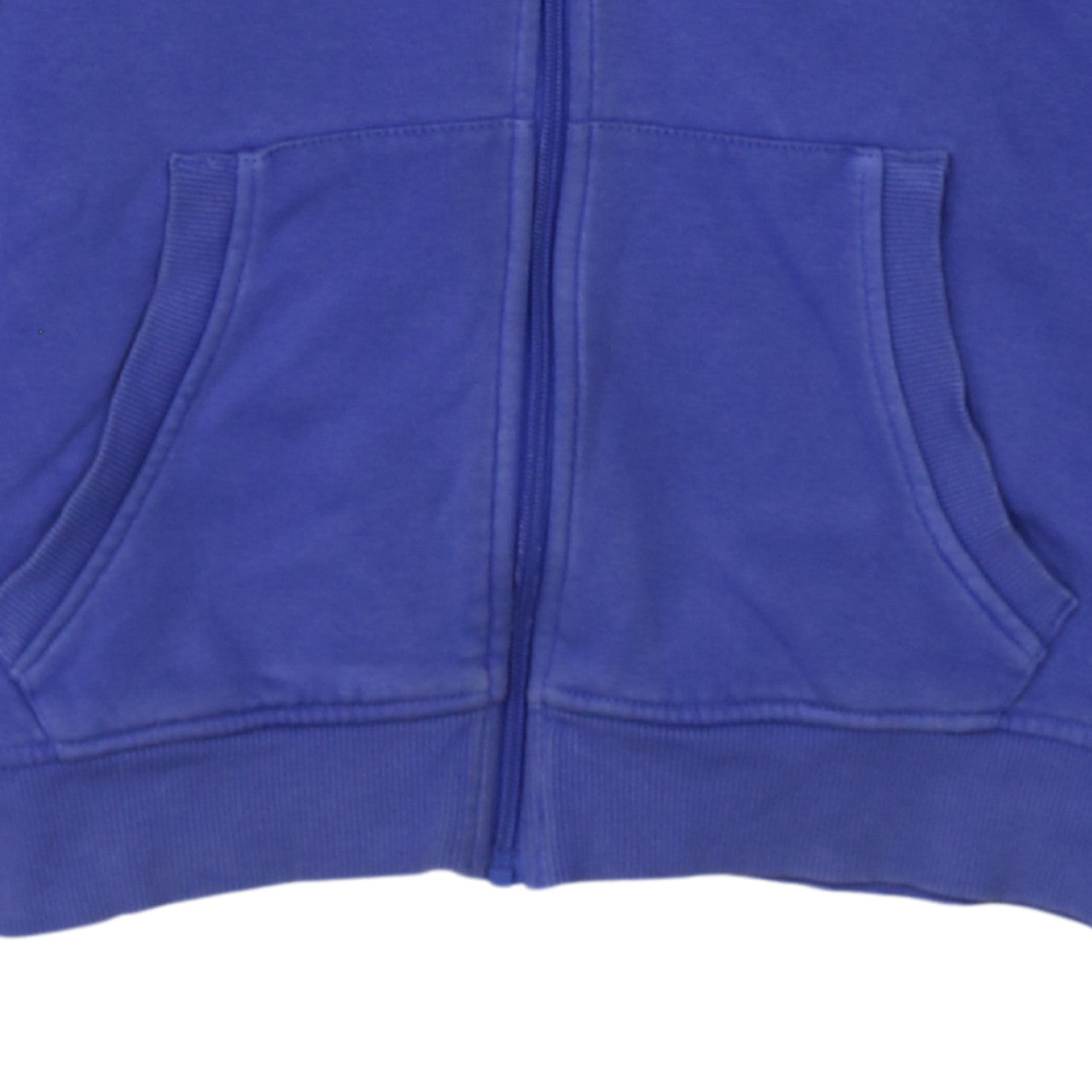Champion Women's Blue Full Zip Hoodie Size L Cotton Blend