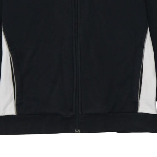 Puma Teens Black Full Zip Sports Sweatshirt L