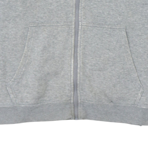 Nike Men's Grey Full Zip Hoodie Size M Regular Fit Sportswear