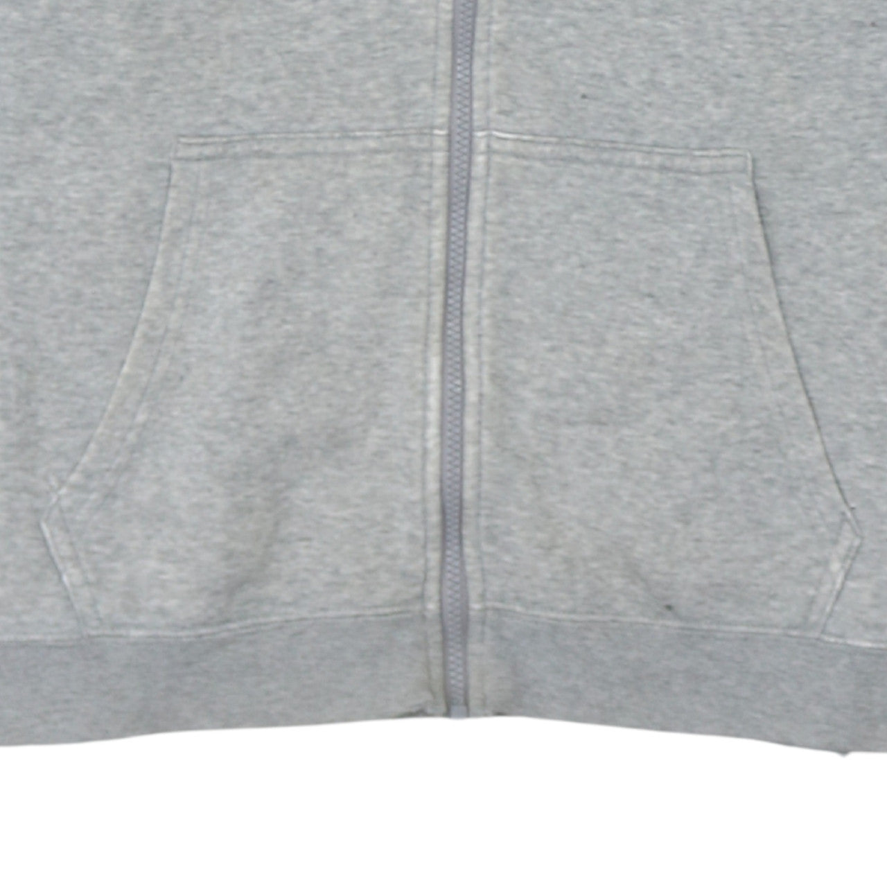 Nike Men's Grey Full Zip Hoodie Size M Regular Fit Sportswear