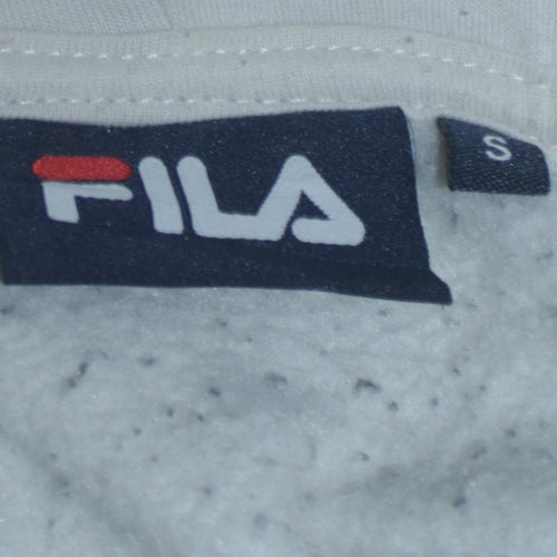 FILA Men’s Black & White Full Zip Hoodie Size S Regular Fit