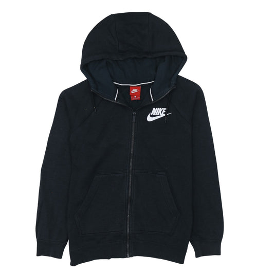 Nike Men's Black Full Zip Hoodie S Regular Fit Sportswear