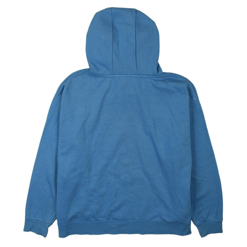Disney Women Blue Stitch Pullover Hoodie XL Graphic Print