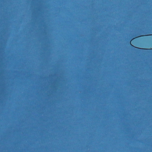 Disney Women Blue Stitch Pullover Hoodie XL Graphic Print