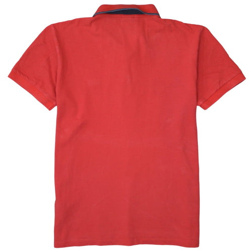 Hugo Boss Men's Red Regular Fit Cotton Polo Shirt Size L