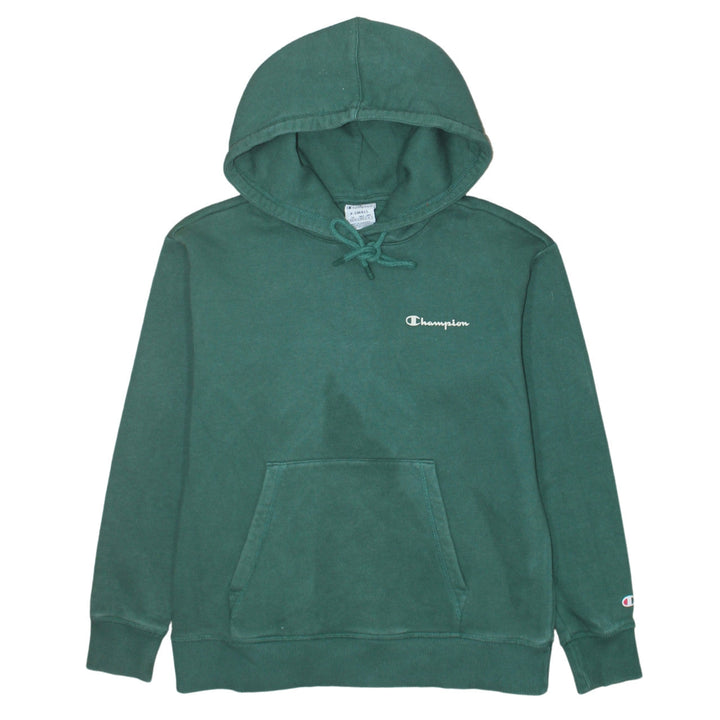 Champion Womens Green Pullover Hoodie XS Cotton Blend Casual