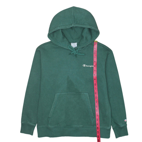 Champion Womens Green Pullover Hoodie XS Cotton Blend Casual