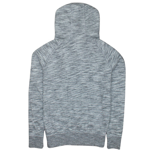 Adidas Women Grey Full Zip Hoodie Size 10 UK Hooded Sweatshirt