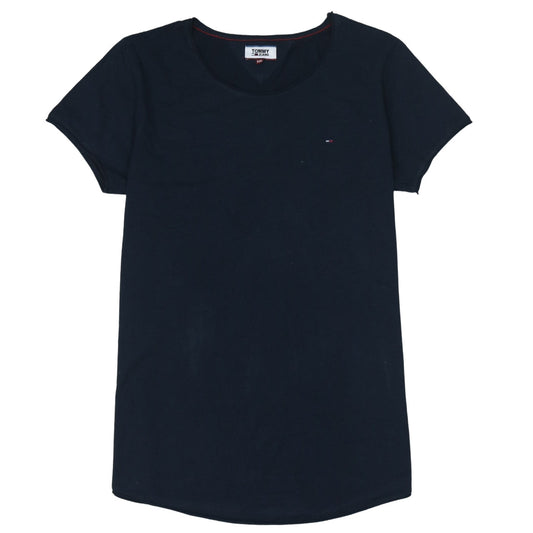 Tommy Jeans Men's Blue 2XL Crew Neck Short Sleeve Cotton T-Shirt