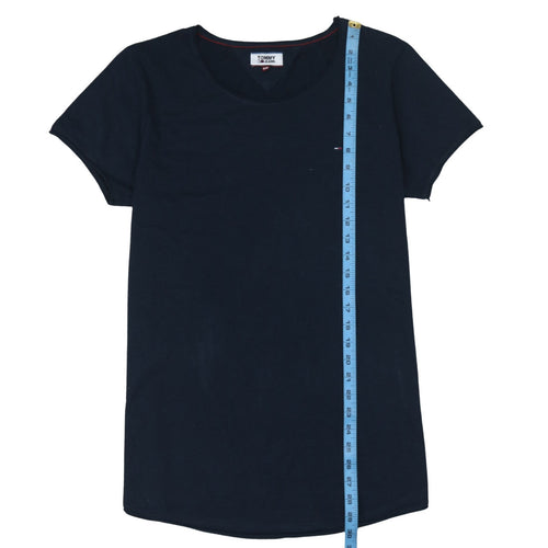Tommy Jeans Men's Blue 2XL Crew Neck Short Sleeve Cotton T-Shirt
