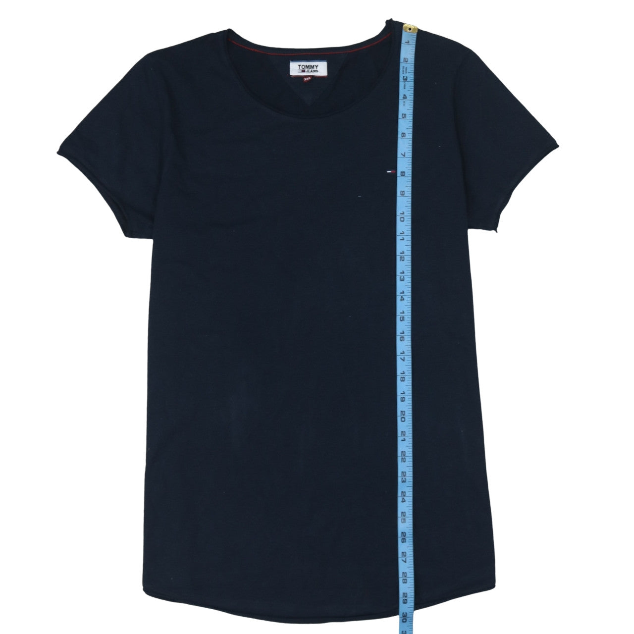 Tommy Jeans Men's Blue 2XL Crew Neck Short Sleeve Cotton T-Shirt
