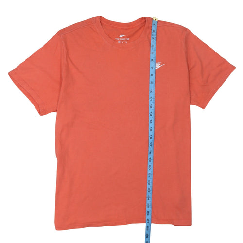 Nike Men's Orange XL Athletic Fit Crew Neck Cotton T-Shirt