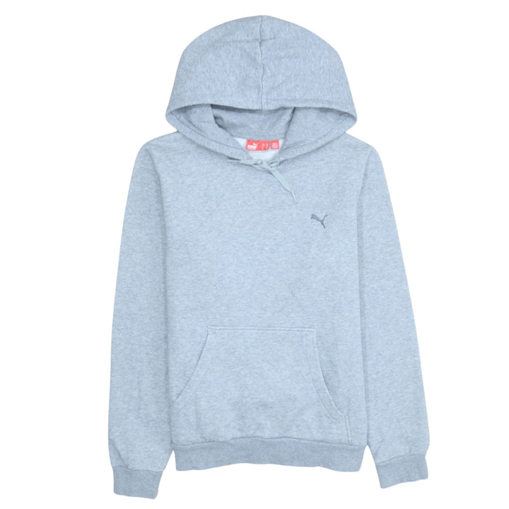 Puma Women Grey Pullover Hoodie Size 16 Hooded Sweatshirt