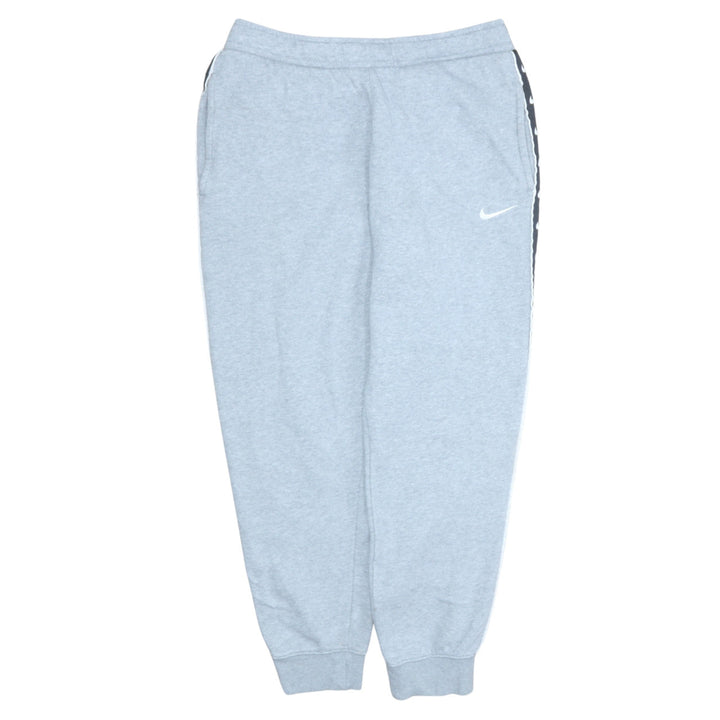 Nike Womens Grey Jogger Sweatpants Medium Tapered Fleece Comfort