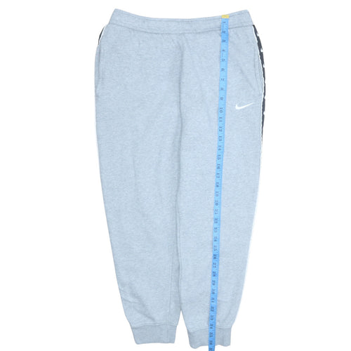Nike Womens Grey Jogger Sweatpants Medium Tapered Fleece Comfort