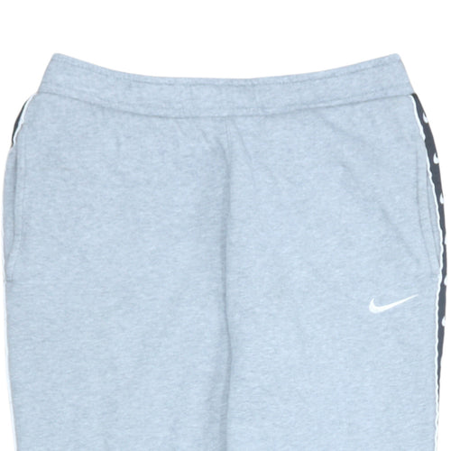 Nike Womens Grey Jogger Sweatpants Medium Tapered Fleece Comfort