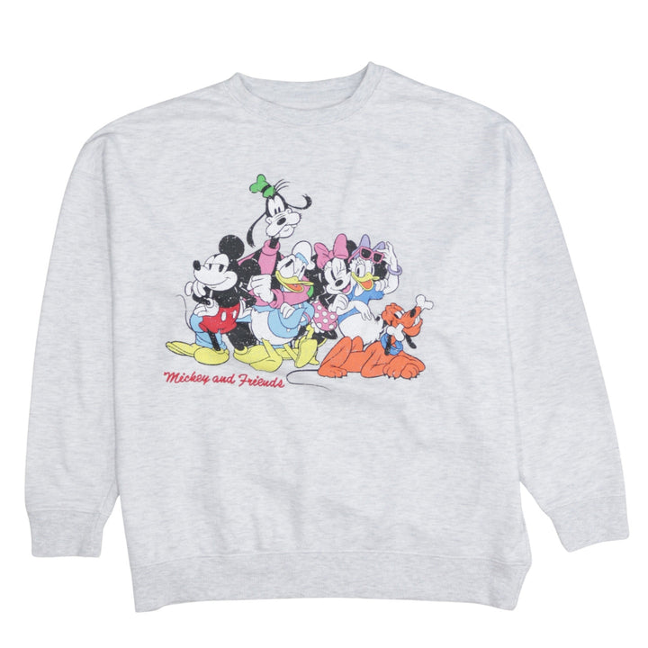 Disney Primark Women Grey Mickey & Friends Sweatshirt M 12/14
