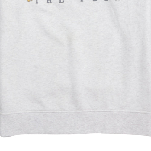 Disney Womens Grey Winnie the Pooh Pullover Sweatshirt 2XS