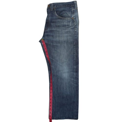 Levi's Men's Blue 501 Straight Leg Button Fly Jeans 33x30 Classic Fit