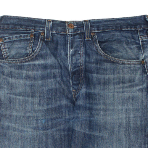 Levi's Men's Blue 501 Straight Leg Button Fly Jeans 33x30 Classic Fit