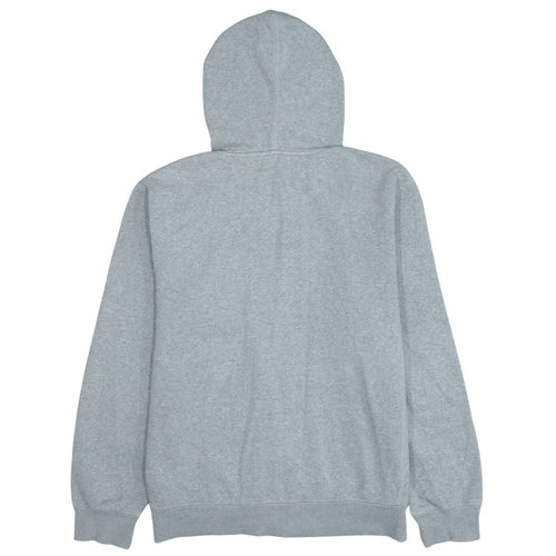 Nike Mens Grey Full Zip Hoodie L Sportswear Cotton Blend