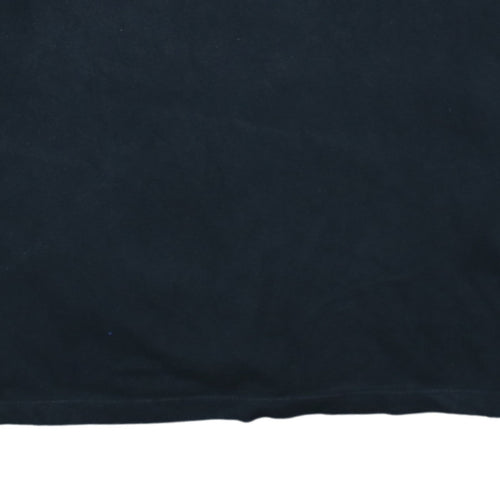 Tommy Jeans Men's Black XL Long Sleeve Cotton Regular Fit Top