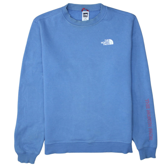 The North Face Men's Blue Crew Neck Pullover Sweatshirt M