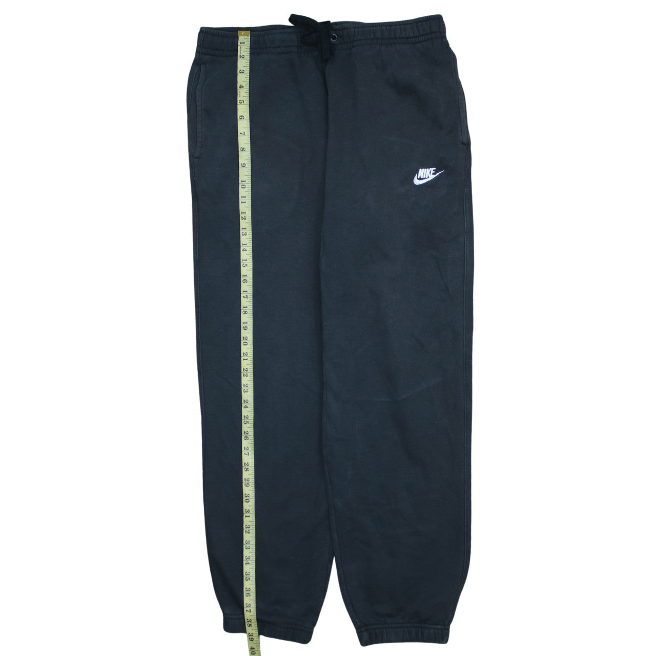 Nike Men's Black Regular Fit Sweatpants M Fleece Trousers