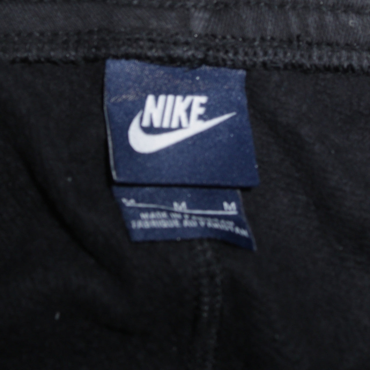 Nike Men's Black Regular Fit Sweatpants M Fleece Trousers
