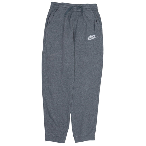 Nike Boys Grey Jogger Sweatpants 14 Years Regular Fit Fleece Activewear