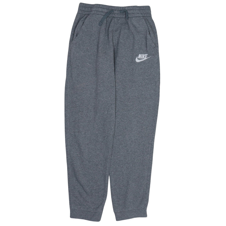 Nike Boys Grey Jogger Sweatpants 14 Years Regular Fit Fleece Activewear
