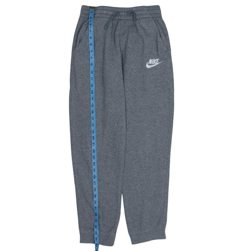 Nike Boys Grey Jogger Sweatpants 14 Years Regular Fit Fleece Activewear