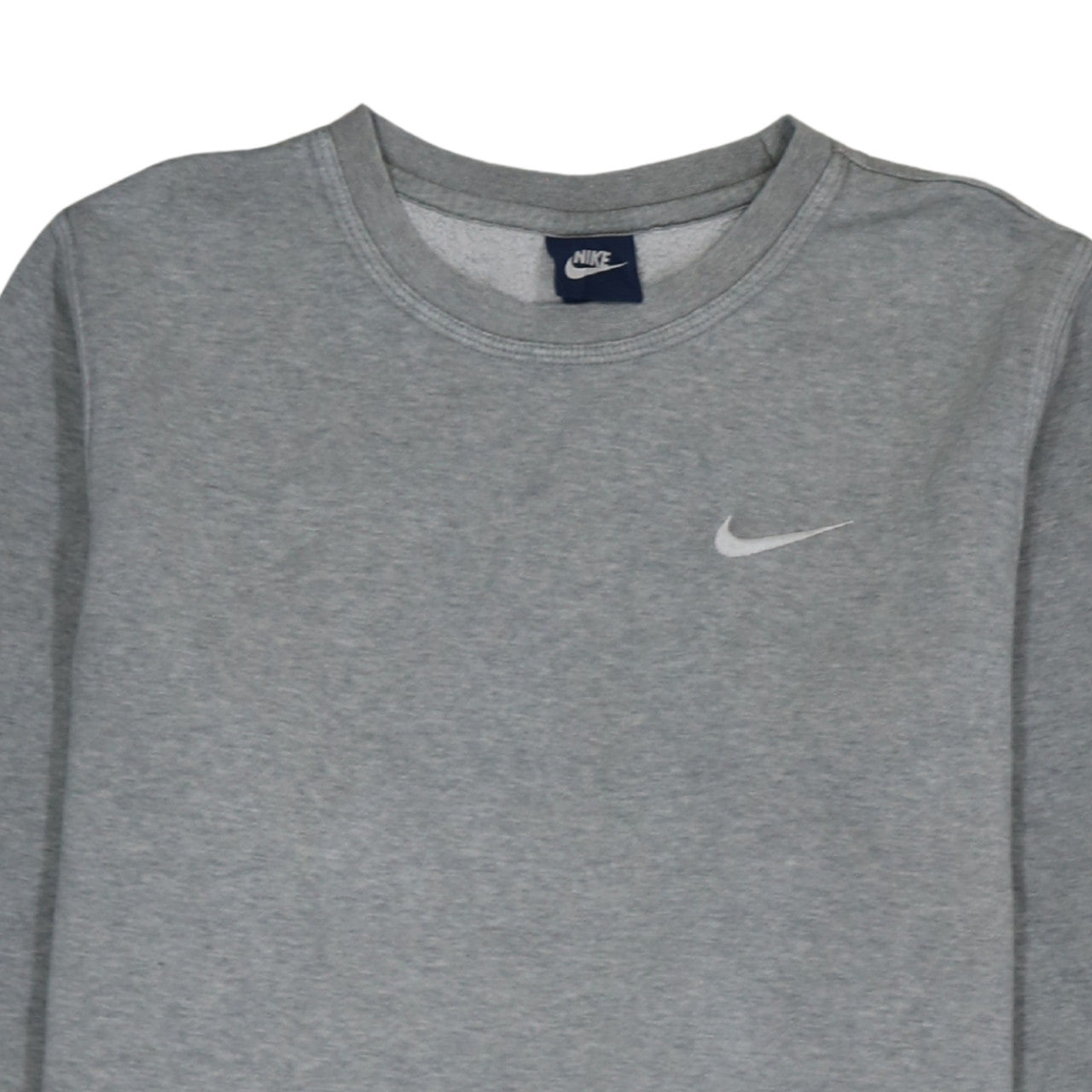 Nike Men's Grey Crew Neck Pullover Sweatshirt Size S Regular Fit